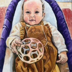 ALAIA<br>
30"x24"<br>
Oil on Canvas ALAIA Oil on Canvas 30"x24"