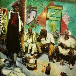 GEDE CEREMONY Oil on Linen Canvas